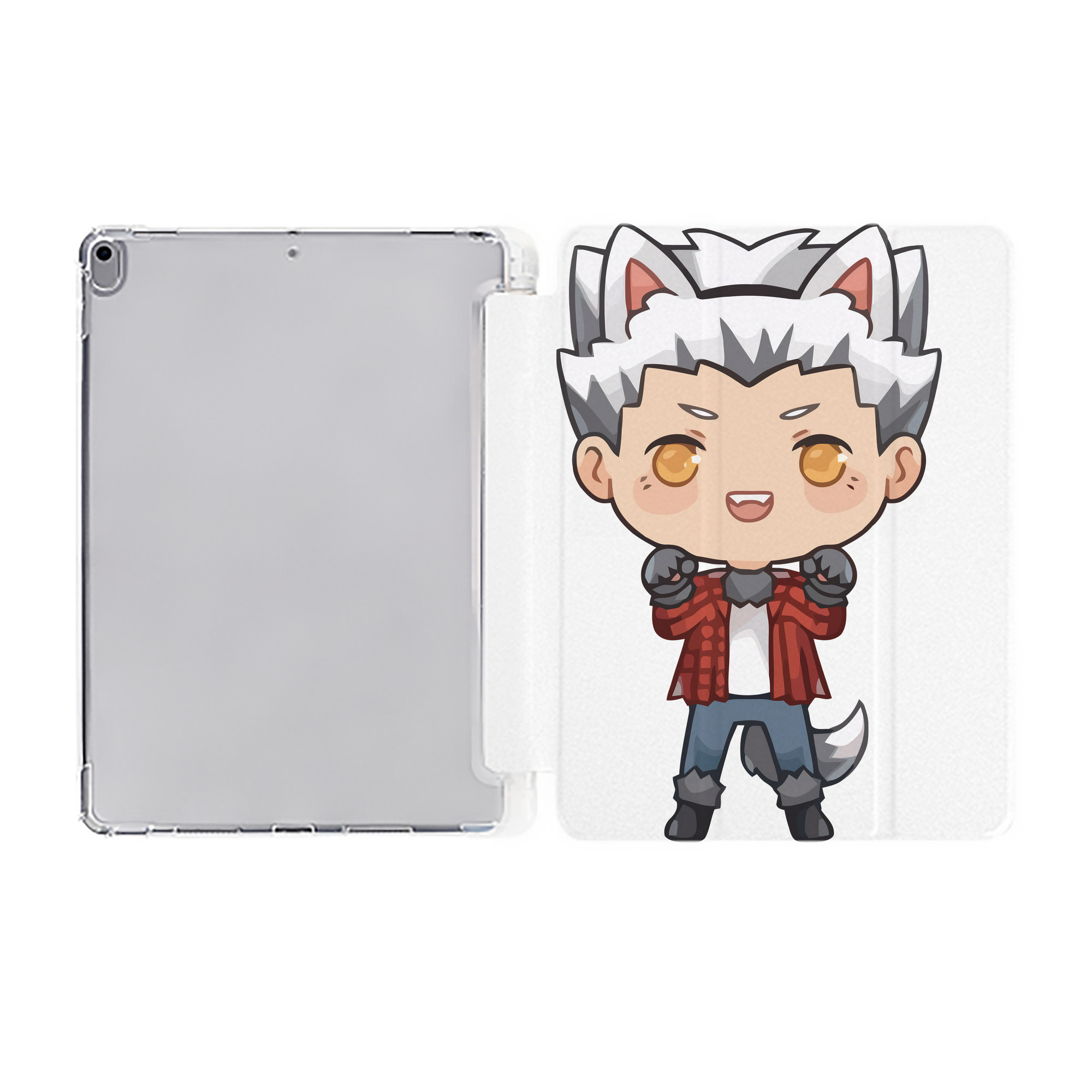 （画像用） ハイキュー!! Haikyu!! IPad ケース ペン収納付き 三つ折りスタンド PUレザー×シリコン 対応機種9.5/10.5/10.9インチ